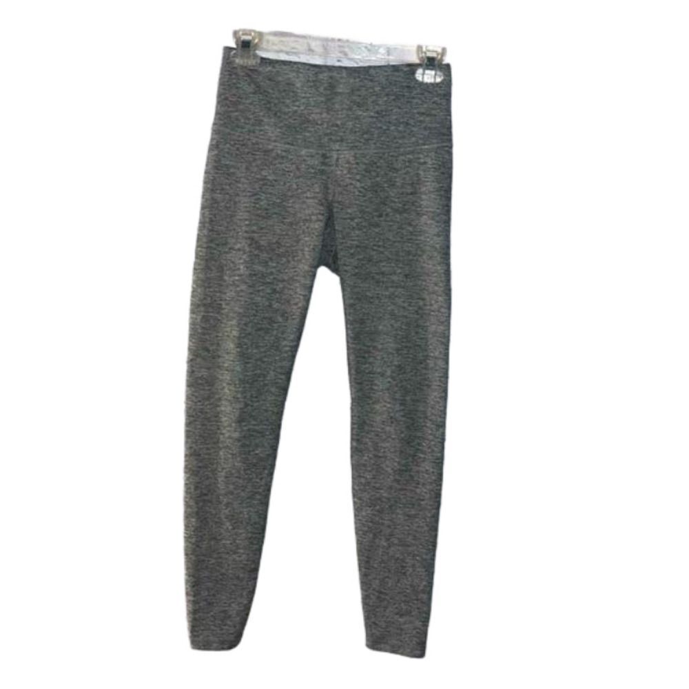 Women’s Grey Old Navy Active Go Dry Workout Leggings Fitted Medium Walk Running